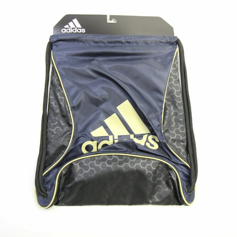Unisex adidas Notre Dame Bolt Drawstring Backpack || EUC
